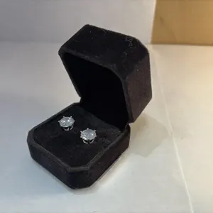 New 925S 3.0 Ct Simulated Diamond Stud Earrings