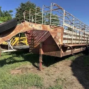 WW 6.5x24 goose neck stock trailer