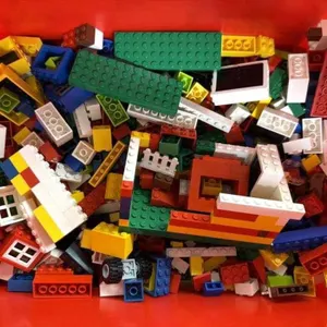 Legos in Lego Tub