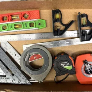 Lufkin 50’ and 100’ Tape Measures, Squares, and
