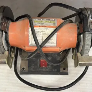 Central Machinery 5” Bench Grinder 
- powered on