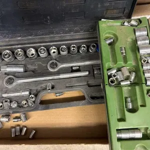 Socket Wrenches and Sockets in Cases 
- True