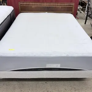 Double Bed - Mattress, Boxspring, Frame and
