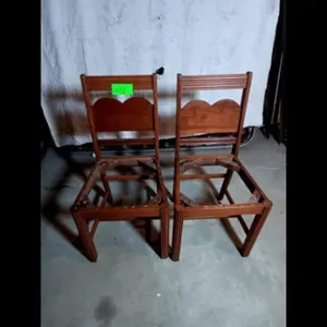 Chairs - Set of 2, Wood Frame, Dining Room