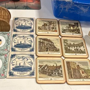 22 Pack Assorted Drink Coasters