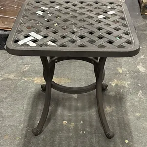 Cast Aluminum Square Outdoor Side Table