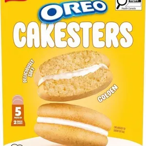 2x OREO Cakesters Soft Cakes, 285g 5ct Golden
