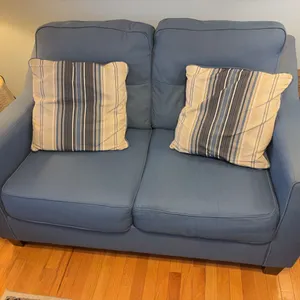 Like New Loveseat in Blue