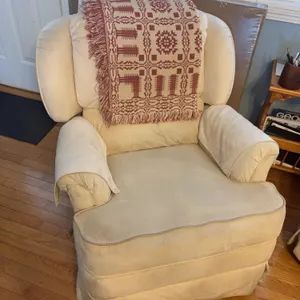 2 Suede Recliners
