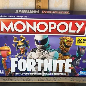 Opened Monopoly Fortnite Game