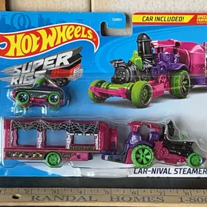 2019 Hot Wheels Super Rigs Car-Nival Steamer