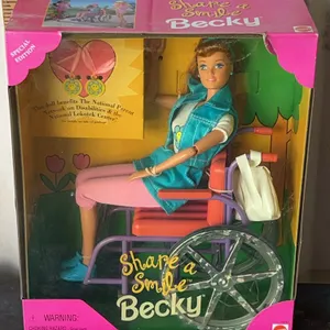 1996 Barbie Share A Smile Becky Doll
