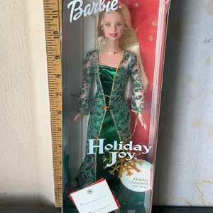 2003 Barbie Holiday Joy Doll, Box Has Some Damage