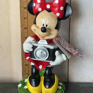 Disney Minnie Mouse Garden Statue 10'' Tall