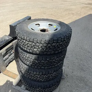 (4) LT245/75R17 10Ply Toyo Tires Open Country A/T on 8 Bolt Ford Rim…… Tires are Like New