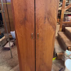 2 Door Wooden Cabinet 59"x24"x17"