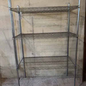Wire Shelves 74"Hx48"Wx24"D