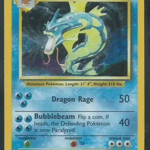 1999 Pokemon Base set #6 Gyarados