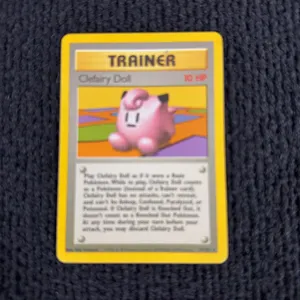 1999 Pokemon Base set #70 Clefairy Doll - Trainer