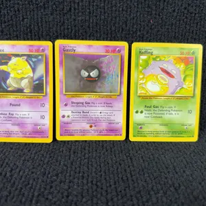 1999 Pokemon Base set  #49 Drowzee; #50 Gastly; #51 Koffing