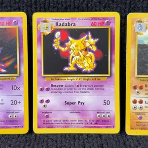 1999 Pokemon Base set  #31 Jynx ; #32 Kadabra; #33 Machoke
