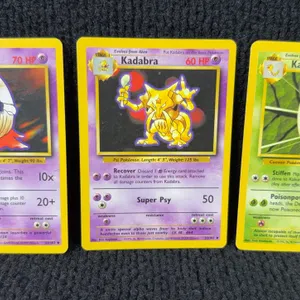 1999 Pokemon Base set  #31 Jynx ; #32 Kadabra; #33Kakuna