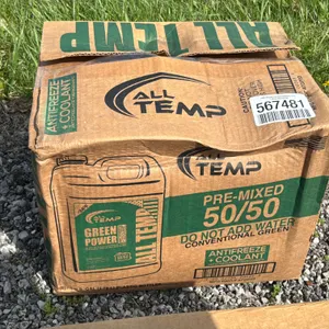 CASE OF 50/50 ALL TEMP ANTI FREEZE