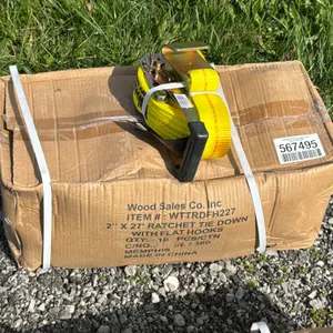 2" X 27' RACHET TIE DOWNS W/ HOOKS- (10) PER CASE