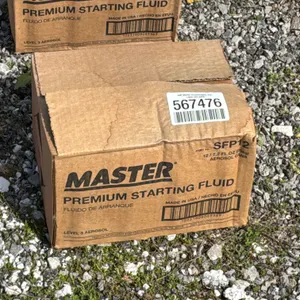 CASE OF STARTING FLUID