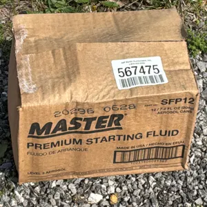 CASE OF STARTING FLUID