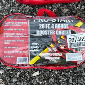 UNUSED PRO START 20' BOOSTER CABLES