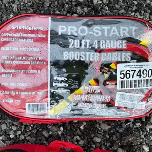 UNUSED PRO START 20' BOOSTER CABLES