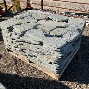 PALLET OF 1.5" TUMBLED IRREGULAR PAVERS