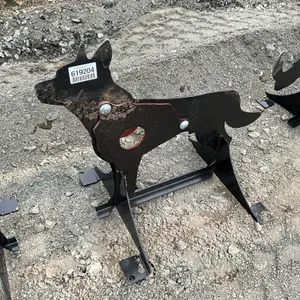 UNUSED KC 3/8" AR500 STEEL COYOTE SHOOTING TARGET W/ HEART