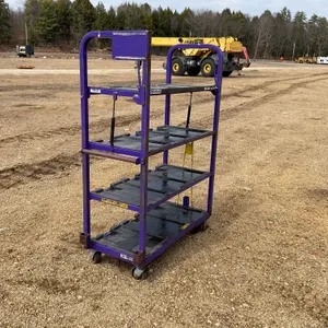 4 SHELF ROLLING CART, 48” X 22”, 270LB CAPACITY PER
