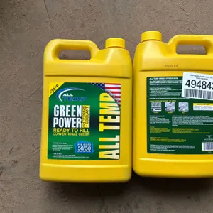 QTY OF (2) 1GAL GREEN POWER ANTIFREEZE/COOLANT 50/50 MIX