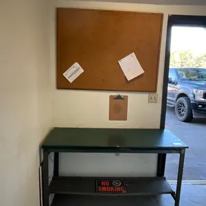 56” L X 23.5” W X 32” H SHOP TABLE