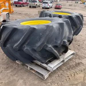 (2) FIRESTONE COMBINE RICE TIRES 35.5L32