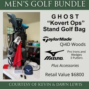 KOVERT OPS BAG AND CLUBS GOLF PACKAGE