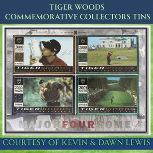 TIGER WOODS COMMEMORATIVE COLLECTOR'S TINS