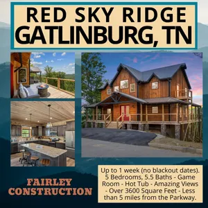 SKY RIDE 5 BEDROOM CABIN GETAWAY IN GATLINBURG, TN
