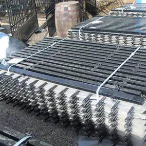 BUNDLE OF 100FT WROUGHT IRON POWDER COATED FENCE