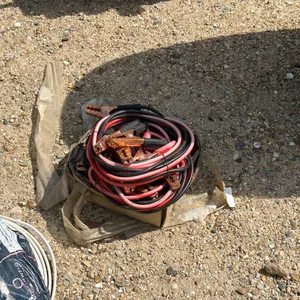 BOX OF JUMPER CABLES