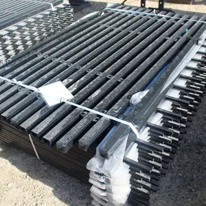 BUNDLE OF 100FT WROUGHT IRON POWDER COATED FENCE