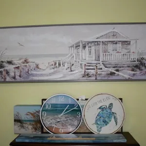 Beach Themed Prints and Clock