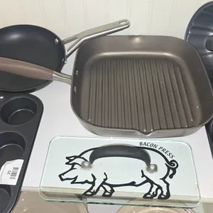 Glass Bacon Press, Skillets and Baking Pans