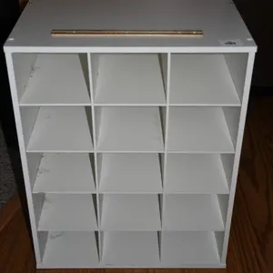 Cubby Shelf, Measures 19.5 X 12 X 24