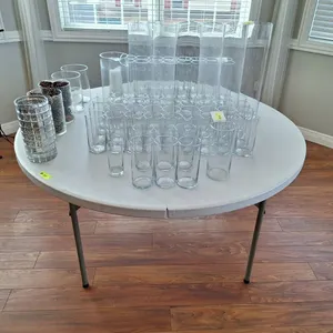 Round Poly Folding Table 60"x29"