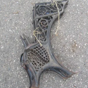 Set Of Minneapolis O&S Co. Cast Iron Bench Legs