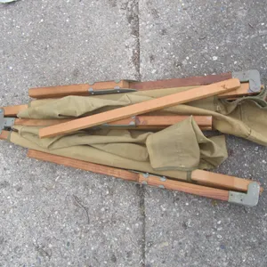 Vintage Folding Canvas Cot